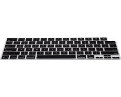 kwmobile Keyboard Cover Compatible with Apple Macbook Air 15 2023 M2 (A2941) - Keyboard Cover US English QWERTY - Black