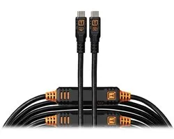 Tether Tools TetherPro Optima 10G USB-C to USB-C 9.4m Straight To Straight Black