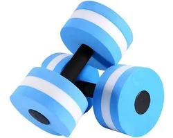2 PIÈCES Haltères Aqua Haltères en Mousse d'Eau EVA Haltères d'Aérobic Aquatique Barre Aquatique Aqua Fitness Exercice en Piscine