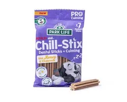 PARK LiFE Chill-Stix - Dental Sticks voor Honden - Gebitsverzorging & Ontspanning - Met Kamille, Valeriaan & Honing - Graanvrij - 7 Stuks - 180 g