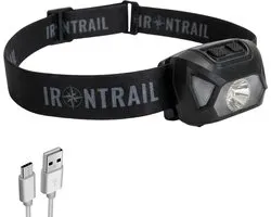 Irontrail Hoofdlamp LED - 2000 Lumen - Oplaadbaar - Verstelbaar