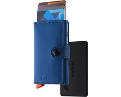 Porte-cartes intelligent Chipolo x Secrid - Incl. Tracker Bluetooth - Apple Find My & Google Find Hub - Porte-cartes de portefeuille - Porte-cartes de crédit - Rechargeable sans fil - Bleu