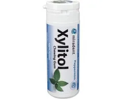 Miradent Xylitol Kauwgom - Pepermunt - 30 stuks