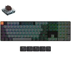 Keychron K5 QMK RGB toetsenbord V2 brown switch