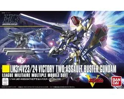 Bandai Gundam Victory High Grade Plastic Model Kit 1/144 V2 Assault Buster Gundam Model Kits
