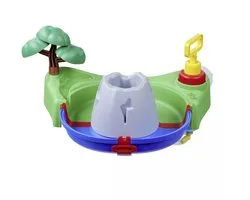 Aquaplay badspeelset Sploshy Volcano met schuimmachine en waterbaan.