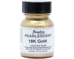 Angelus Leather Acrylic Paint - peinture textile pour tissus cuir - base acrylique - 29.5ml - Pearl Goud