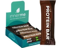 Innerme® Protein Bar ‘Chocolate’ - Bio & Vegan Proteine reep - 12 eiwitrepen 50 g - Proteine Repen