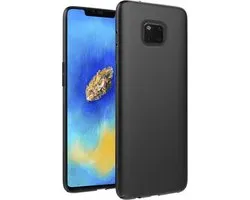 Huawei Mate 20 Pro Zwart TPU Silicone Hoesje