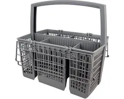 Panier à couverts Multaparts® à deux fentes, 8 compartiments | Convient pour Bosch/ Siemens et autres marques | Alternatief pour 00743503 11035277 | Convient également à divers AEG, Beko, Constructa, Electrolux, Indesit, Whirlpool , etc.