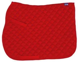 Tapis de selle Tattini Daslo rouge poney