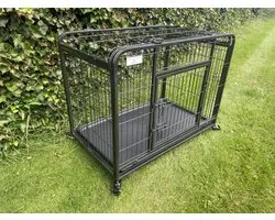 Heavy duty bench super robuust op 4 wielen 94 cm x 58 cm x 69,5 cm