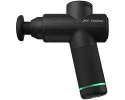 Hyperice Hypervolt GO 2 Massageapparaat Zwart – Compact Percussie Massagepistool – 3 Snelheden – 2 Opzetstukken – Draadloos