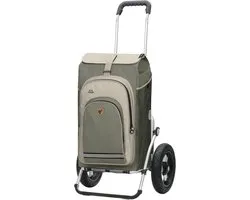 Hydro 2.1 Boodschappentrolley avec Sac à Dos Pliable et Thermo-Vak - 62 Litre - Grijs