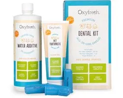 OxyFresh Pet Dental Kit – Hond & Kat – Adem, plak & gebit – 88 + 29 ml