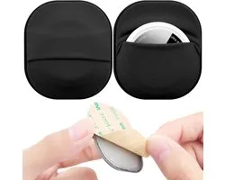 2 pièces Air GPS-tracker & Moto Tag Sticker Support adhésif, étui de support en tissu avec bâton adhésif 3M sur portefeuille/télécommande TV/voiture/sacs de bagages/drones, étui de protection complet