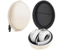 Draagtas voor Hoofdtelefoons, Geschikt voor Studio3.0, Studio2.0 en Skullcandy Crusher, Vouwbare Beschermende Hard Shell Reiszak in Matte Goud