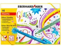 Feutres Eberhard Faber paillettes assorties boîte de 16 couleurs