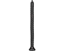 Shots - Ouch! OU842BLK - Swirled Anal Snake - 20''/ 50 cm - Black