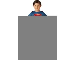 Rubie's Verkleedpak Justice League Superman Junior Blauw Mt 140
