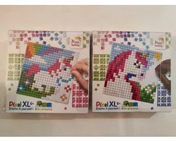 Pixelhobby Pixel XL Set 2 Coasters Eenhoorns