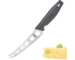 Couteau à fromage professionnel Westmark, lame : 13,5 cm, longueur : 25 cm, acier inoxydable/plastique, Master Line, noir/argent, 13562270