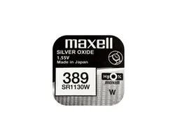 Maxell 18289100, Batterie à usage unique, SR1130W, Argent-Oxide (S), 1,55 V, 10 pièce(s), 79 mAh
