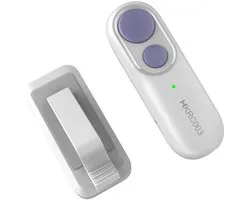 Télécommande, compatible avec Kindle Paperwhite, Colorsoft, Oasis, Scribe, iPad, tablettes et liseuses, télécommande portable, télécommande RF, peut tourner automatiquement les pages, appareil de tournage de pages, blanc
