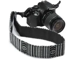 DSLR / Nikon / Canon / Sony Vintage Nek Strap Band GRIJS