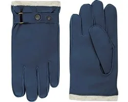 Laimböck Catania - Gevoerde nappa leren handschoenen voor heren Kleur: Royal, Maat: 9.5