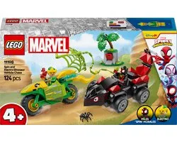 LEGO Marvel Spidey et ses super amis Spin et Electro dinosaure poursuite en véhicule - 11198