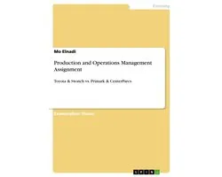 Production and Operations Management Assignment: Toyota & Swatch vs. Primark & CenterParcs