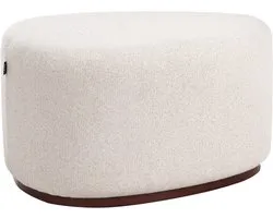 SACO - Poef - Lichtbeige - Polyester