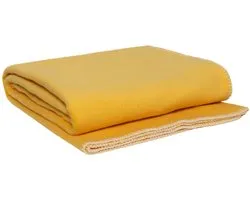 WOOOL Plaid - Fleece LUX (Custard) - 145×200cm