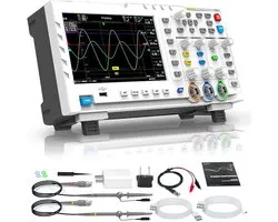 Digitale Oscilloscoop - Multimeter - Digitale Multimeter - 2 in 1 - Dual Channel - 100Mhz - 1gsa/S - 2 Ana-log - 50, 000wfm/s - 30KB - Wit