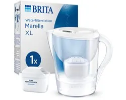 BRITA - Waterfilterkan - Marella XL - 3,5L - Wit - incl. 1 MAXTRA PRO Pure Perfomance filterpatroon