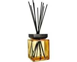 Scentchips® Geurstokjes set Square Orange & Cedarwood - Geurstokjes houder- Geurstokjes Navulling - Voorgevuld - Geurverspreider - Huisparfum - 1000ml
