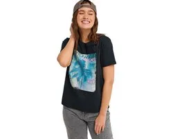 Roxy Ocean Regular T-shirt Met Korte Mouwen Zwart M Vrouw
