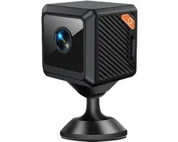 Narvie - Spycam Verborgen Mini Camera – Bedienen met WiFi – Mini Security Camera – Dagzicht & Nachtzicht – Bewegingsdetectie – Inclusief 32GB Micro SD – 1080P HD Micro Camera – Zwart