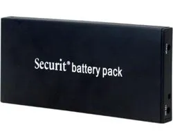 Securit®-batterij voor informatieschermen en lampen