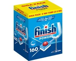 Finish Power Tablettes pour lave-vaisselle régulières tout en 1 - 160 pièces