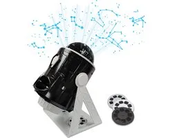 Projecteur Planetarium 360° Bilingue carte des constellations et livret pédagogique (Français/Anglais)