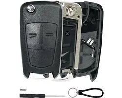 SUPALAND Vervangende Autosleutelshell Compatibel met Opel Astra Vectra Corsa Signum Zafira Meriva Tigra - ShopVlot