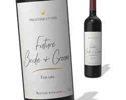 FunFest - Wine Label - Future Mr & Mrs - Grand Cru Style (Note: Text in ENGLISH) - ShopVlot