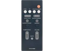ALLIMITY FSR78-ZV28960 Replacement Remote Control Fit For Yamaha Soundbar ATS-1070 YAS-207 ATS-1060 YAS-107 NS-WSW42 - ShopVlot