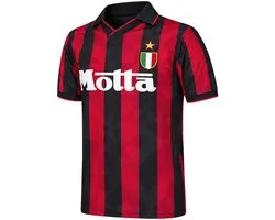 COPA - AC Milan 1994 - Retro Voetbalshirt - Heren - Zwart - Rood - S