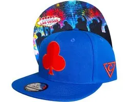 Capiche® Snapback – Fireworks – Blauw – Pet Heren – Sportcap – Baseball Cap – Blauwe Pet