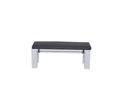 Garden Impressions Cube sportbank - mat wit - reflex black