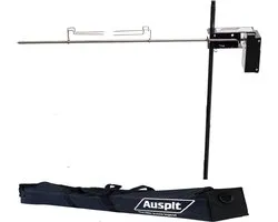 Auspit "The Little Aussie Legend" Basis Set – Autonoom Draaispit Rotisserie voor Kampvuur, BBQ, Camping & Outdoor Cooking