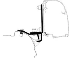 Adaptateur Thule VW T5/T6 Minivan Brandrup Top-Rail G2 4200